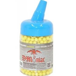 Billes 0.12gr Jaune Bouteille de 2500 -a2512 Dmoniak