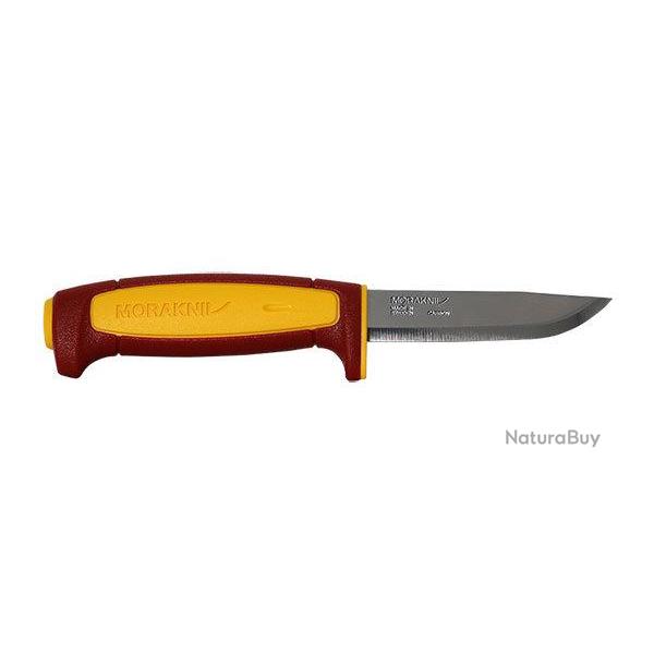 Couteau Morakniv Basic 511  Edition Limit�e - par 100 - Jaune/ Rouge