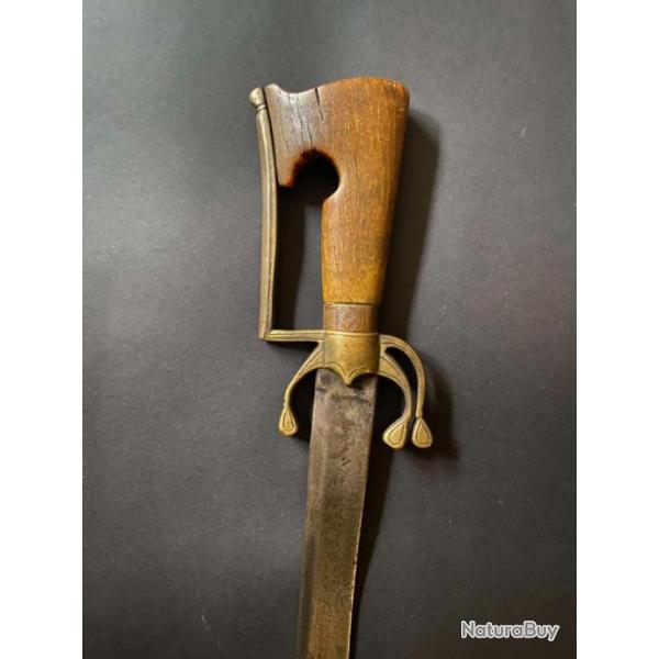 Sabre nimcha Marocain - Maroc, d�but 19�me si�cle poign�e en corne