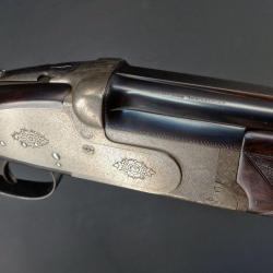 LUXUEUX FUSIL CHASSE SUPERPOSE ITALIEN PLATINES FAUX CORPS EJECTEURS FINI PAR BOUCHER A SAINT ETIENN