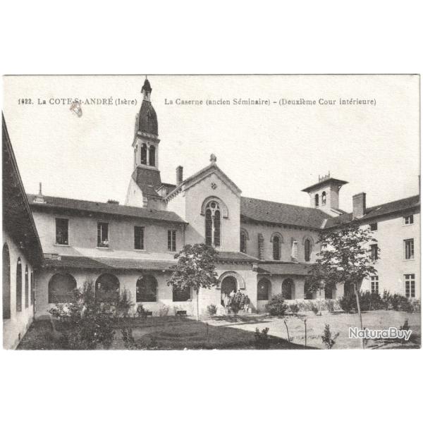 CPA MILITARIA  -  LA C�TE-SAINT-ANDR�  -   LA CASERNE, DEUXI�ME COURS INT�RIEURE