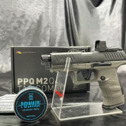 Pack pr&ecirc;t &agrave; tirer PISTOLET "WALTHER PPQ M2" - Q4 TAC COMBO 4,6'' - Plombs 4.5MM AVEC VISEUR RDS 8