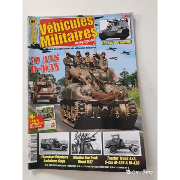 VEHICULES MILITAIRES MAGAZINE  NUM�RO 58