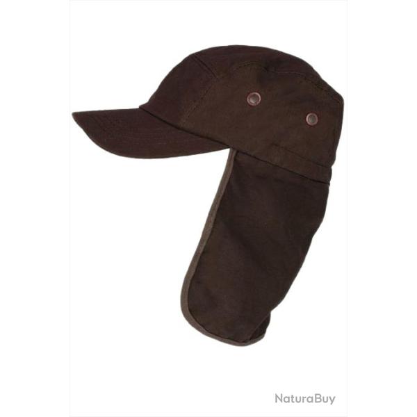 Casquette Protege Nuque Marron en Coton Saharienne Nedeyv Taille unique Marron