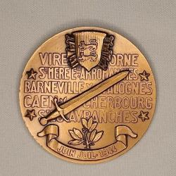 M&eacute;daille comm&eacute;mo lib&eacute;ration Normandie 1944