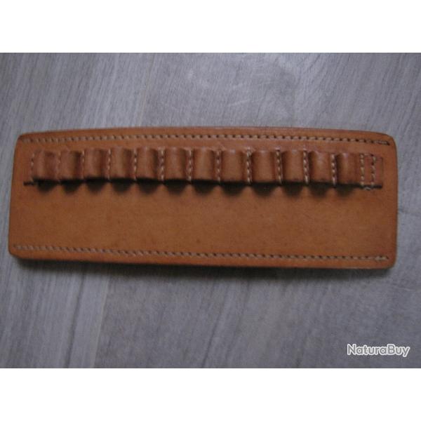 Cartouchi�re BRUNO cuir pour 12 cartouches de 38/357