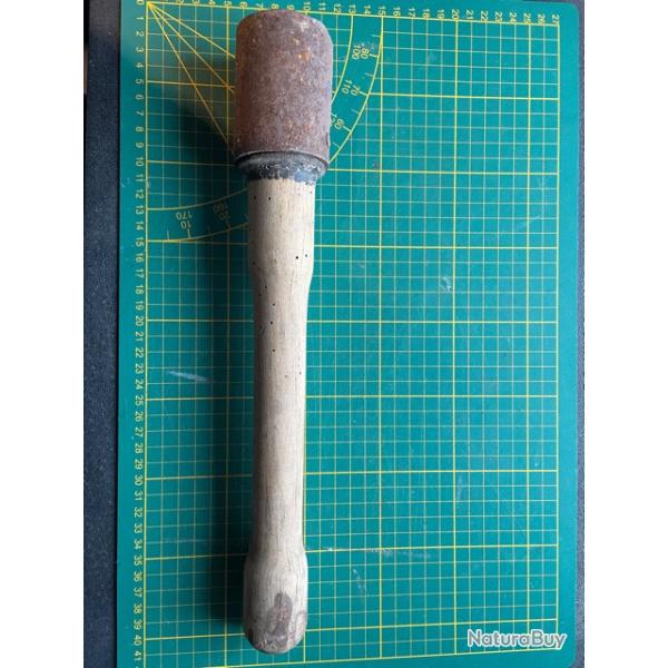 Grenade en bois exercice Allemand WW2 et WW1