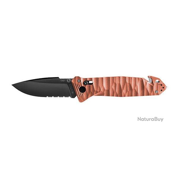 Couteau TB Outdoor CAC S200 Mixte Toxifi� - 3 fonctions - Corail