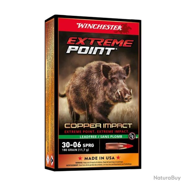 Winchester cal.30-06 SPRING COPPER IMPACT Extr�me point 180g x20