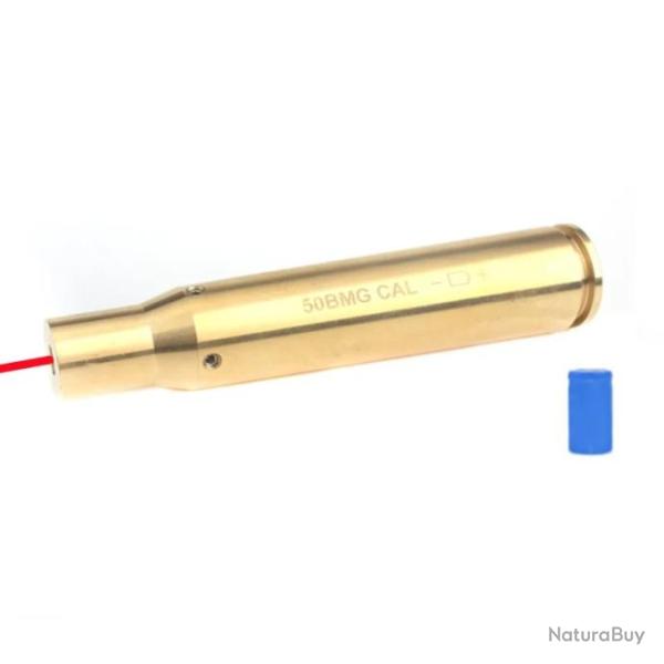 Cartouche laser de r�glage calibre 50 BMG - Rouge avec batterie