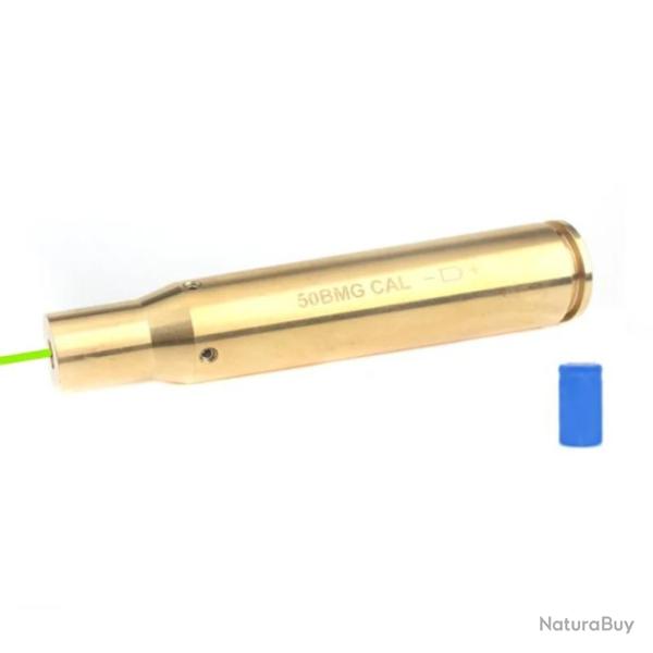 Cartouche laser de r�glage calibre 50 BMG - Vert avec batterie