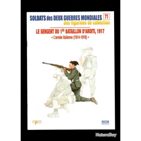arm�e italienne 1914-1918del prado-osprey fascicule soldats des deux guerres mondiales 71