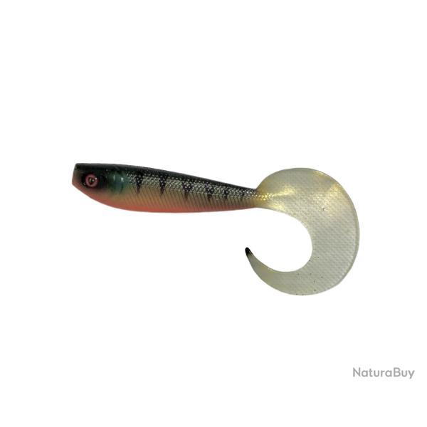 Leurre Souple FOX RAGE Pro Grub 12cm � l'unit� Angry Emerald Perch (Edition Limit�e)