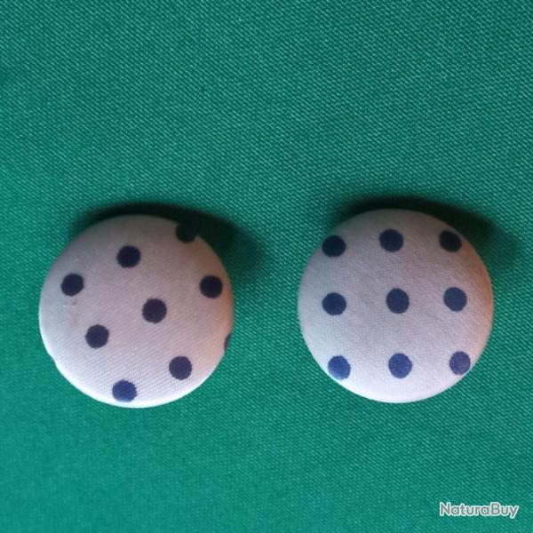 boucle d oreille � pois CLIP / VINTAGE