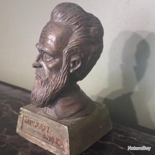 ancien buste miniature " Michael ange "