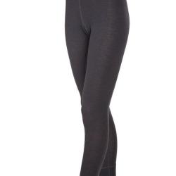 Legging femme chaud pure laine m&eacute;rinos coupe sport gris fonc&eacute; L (large)