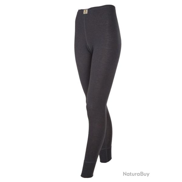 Legging femme chaud pure laine m�rinos coupe sport gris fonc� L (large)