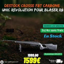 DESTOCK CROSSE FBT CARBONE UNIC REVOLUTION POUR BLASER R8