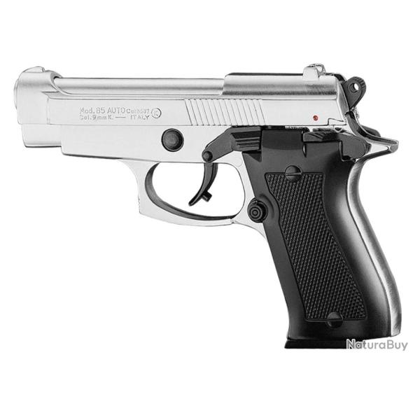 Pistolet 9 mm � blanc Chiappa 85 auto nickel�
