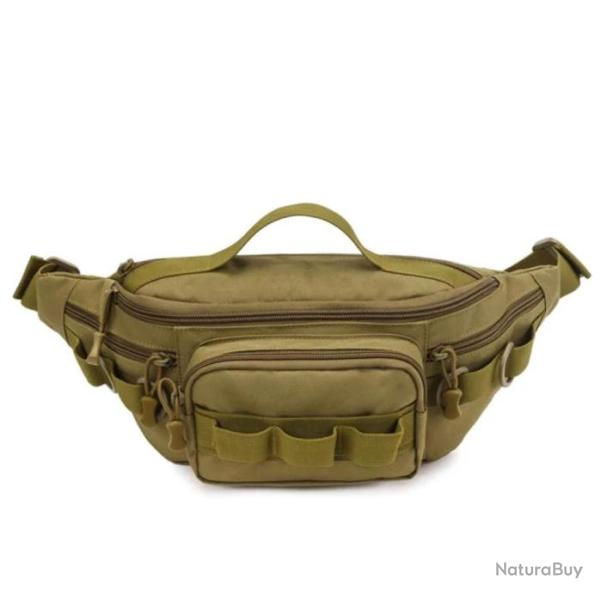 Sac Banane Militaire Multifonctionnel Syst�me Tactique Molle Chasse P�che Randonn�e Kaki