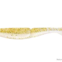 Leurres souples Sawamura One Up Shad 4 pouces gold glow