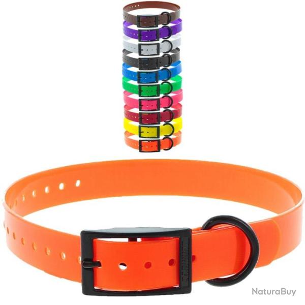 Collier pour chien CANIHUNT XTREME Polyur�thane 2.5 x 0.25 x 65 cm ORANGE
