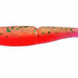 Leurres souples Sawamura One Up Shad 5 pouces purple bloody chart