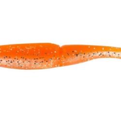 Leurres souples Sawamura One Up Shad 5 pouces orange glitter