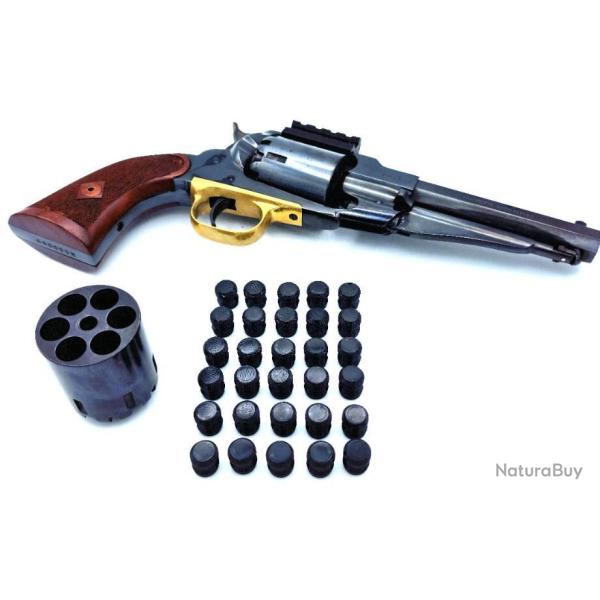 6 Ogives Slug Diabolo type Lyman cal.44 pour tir r�duit poudre noire