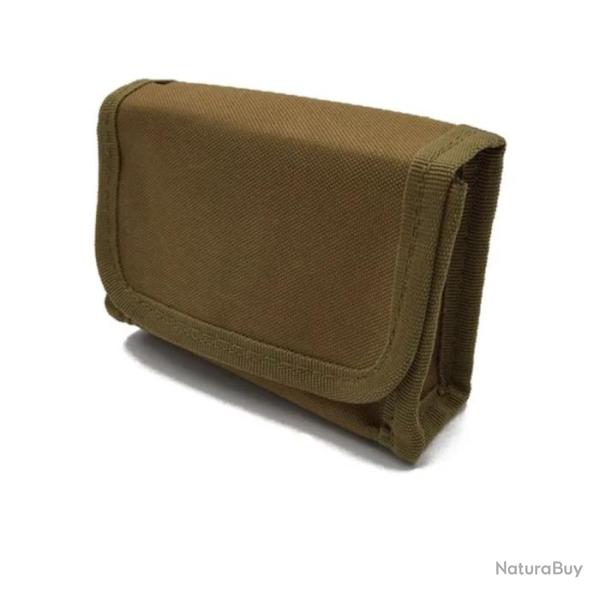 Sacoche Cartouchi�re Multifonctions pour Ceinture 10 Cartouches Chasse et Tir en Plein Air Kaki