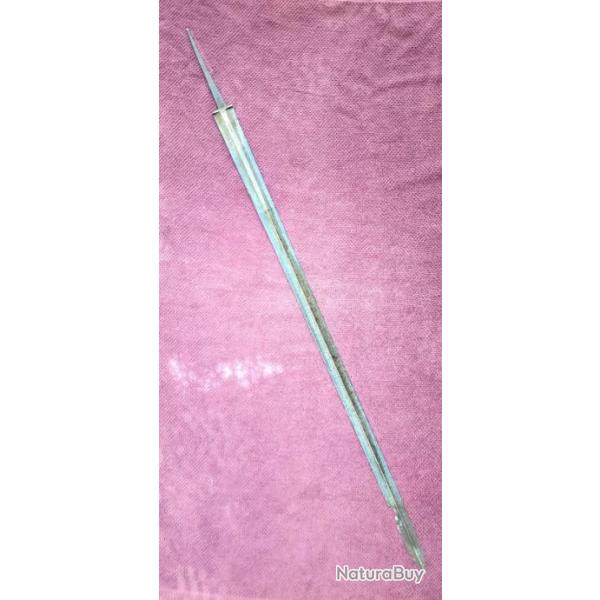 Lame ancienne de sabre de  cavalerie  Louis  XV  "VIVE LE ROY "