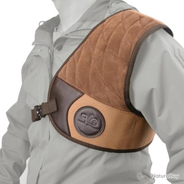 Coussin amortisseur d'�paule suede et toile - Gaucher Beige