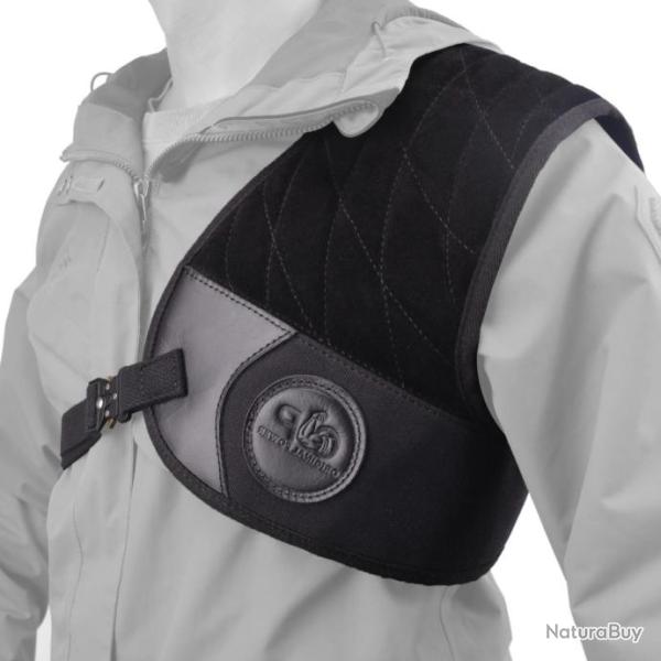 Coussin amortisseur d'�paule suede et toile - Gaucher Noir