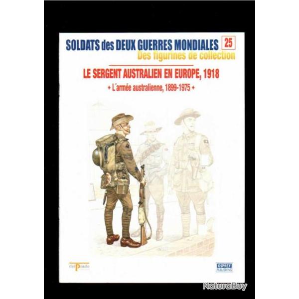 arm�e australienne 1899-1975 del prado-osprey fascicule soldats des deux guerres 25