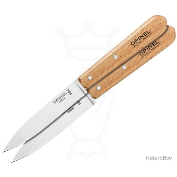 Opinel 112 �plucheurs - Coffret Duo de Couteaux de Cuisine Polyvalents