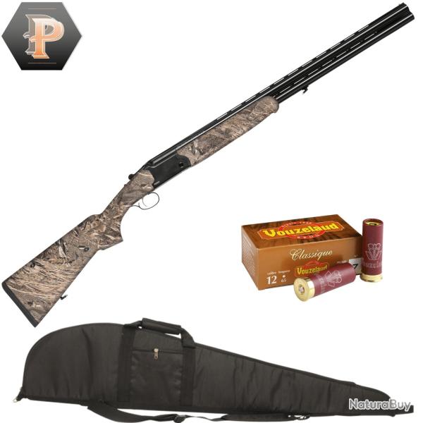 Pack Chasseur ! Fusil superpos� Yildiz SPZ SM Camo - Cal. 12/76 + mun + fourreau