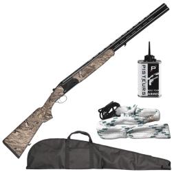 Pack Chasseur ! Fusil superpos&eacute; Yildiz SPZ SM Camo - Cal. 12/76 + fourreau + nettoyage