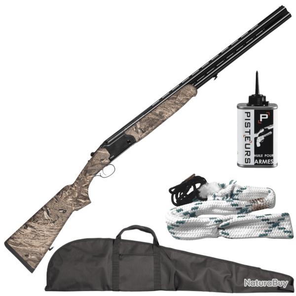 Pack Chasseur ! Fusil superpos� Yildiz SPZ SM Camo - Cal. 12/76 + fourreau + nettoyage
