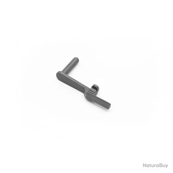 EEMANN TECH EXTENDED SLIDE STOP FOR 1911 - COLOR : SILVER