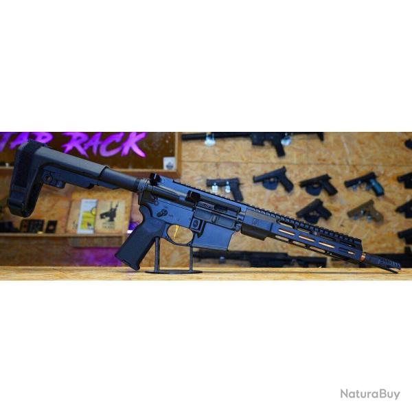 Carabine ZEV AR15 CORE Elite Pistol, 5.56 NATO, 10.5" Barrel, Black