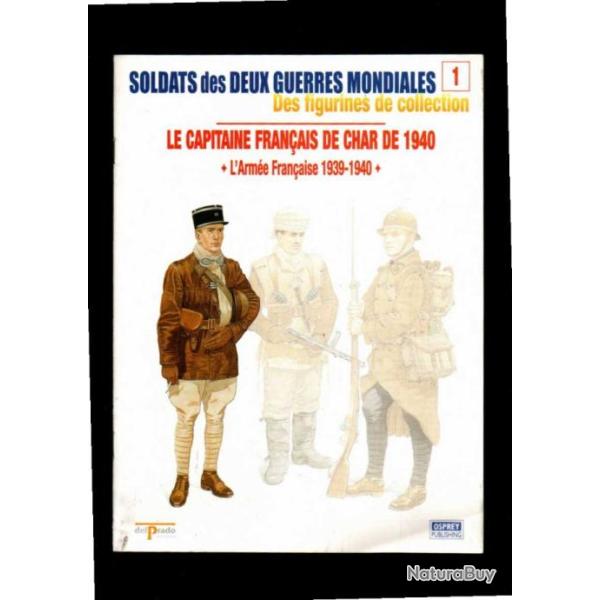 l'arm�e fran�aise 1939-1940 del prado-osprey fascicule soldats des deux guerres 1