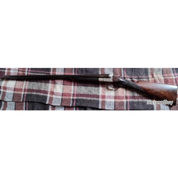 SUPERBE FUSIL JUSTAPOS� ARTISAN BELGE Calibre 16