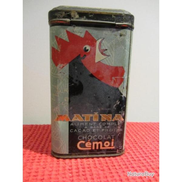 Boite t�le Matina C�moi Chicor�e 1930