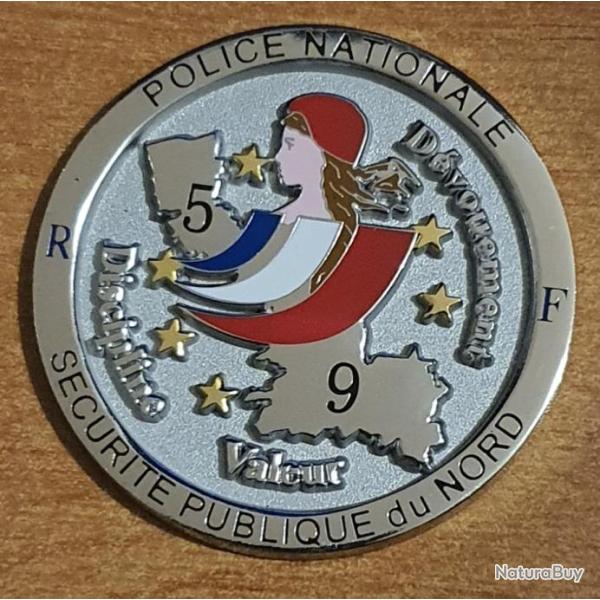 plaque de table police s�curit� publique nord 59
