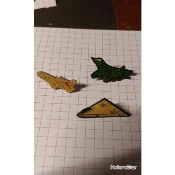 Pin's Avion Militaire Lot de 3 ref 3307