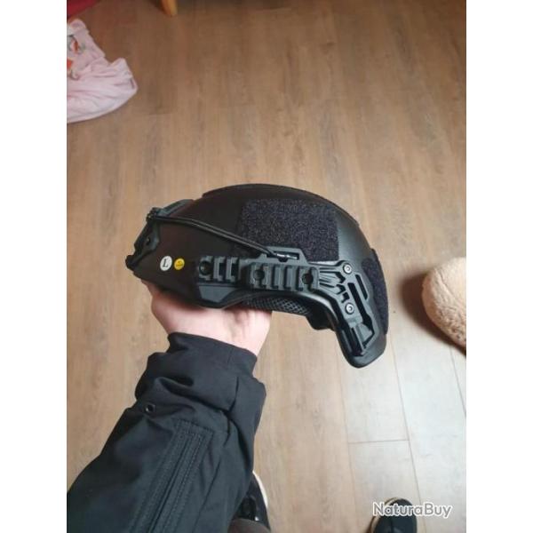 Casque pare balles / balistiques exfil team wendy nij3a antiballes 9mm tactique noir