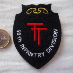 écusson 50ème division d'infanterie - Normandie Forces terrestres britanniques