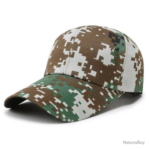 Casquette camouflage � visi�re longue - Mod�le 3