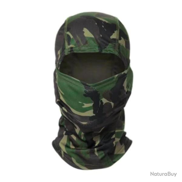 Cagoule chasse for�t automne hiver froid camouflage CAMOUFLAGE VERT - Promo Limit�e