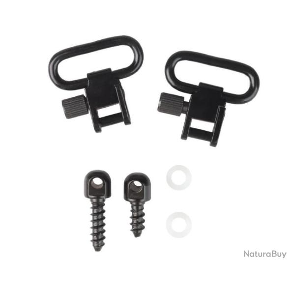 Kit de 2 attaches sangles + 2 vis grenadi�res